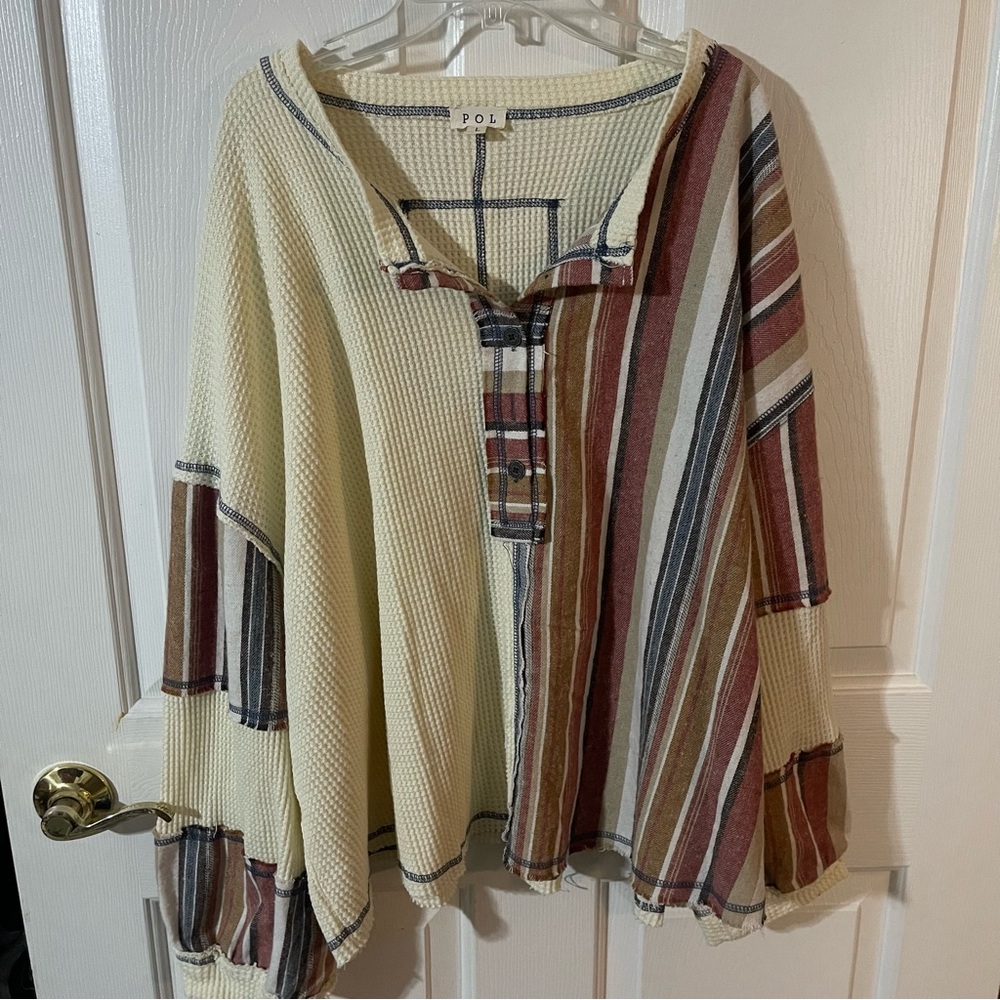 Pol Patchwork Blouse - image 1